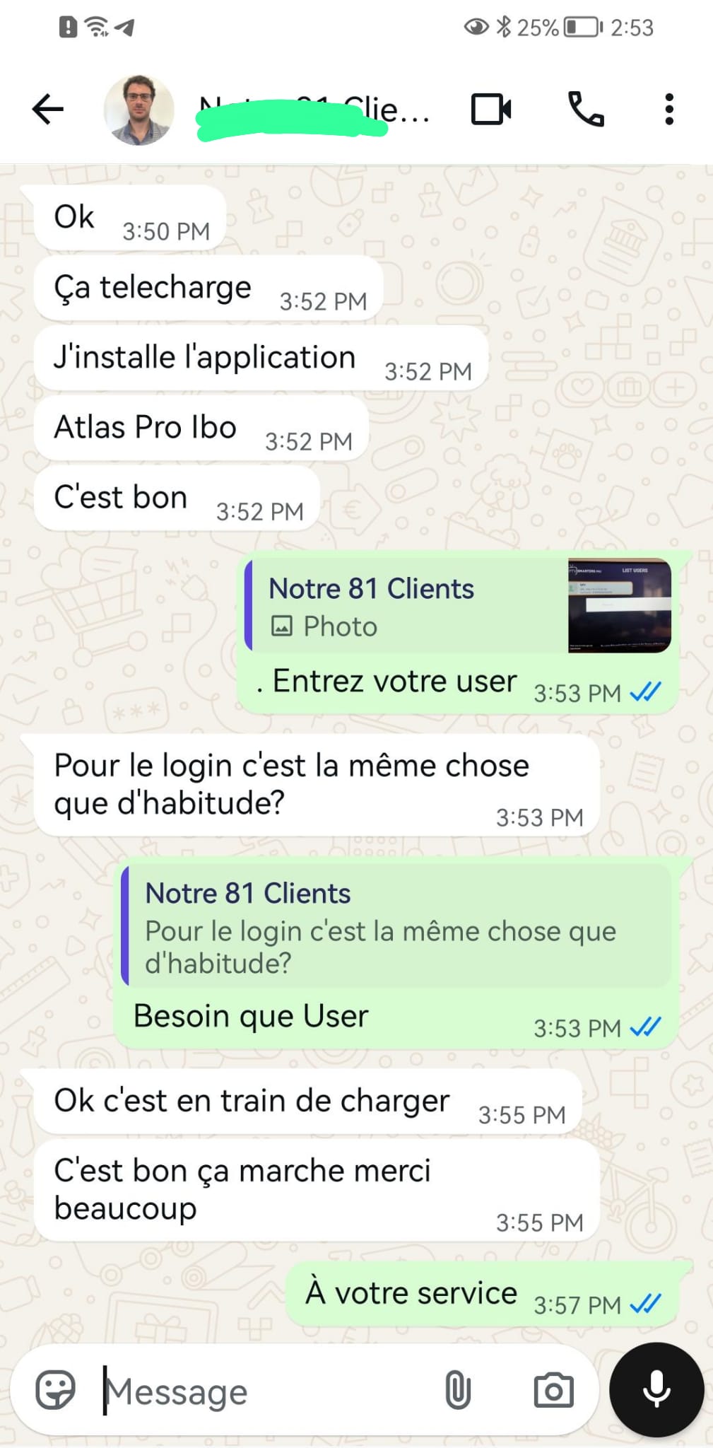 Client satisfait 3